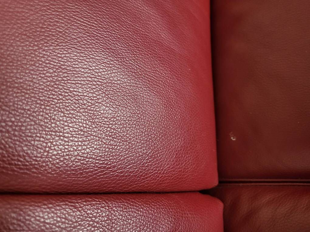 Divani: rotes Ledersofa – Usato da Lampenberg venduto da mic_286m 4