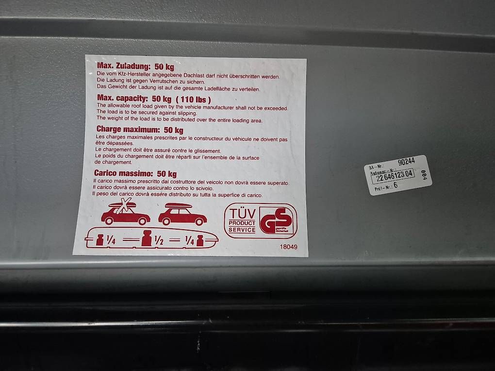 Box da tetto: Schöne Dachbox Thule Polar 500 – Usato da Lengnau BE venduto da Itfreakch 3