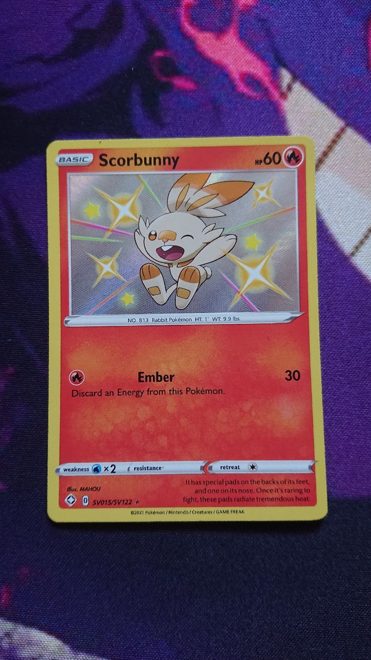 Pokémon Sammelbilder & Trading cards: Scorbunny Sv015 EN – Neu (gemäss Beschreibung) aus Chur von FreakofRarity