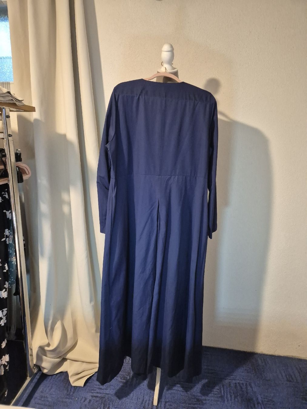 Vestiti: Kleid Refka Basic blau Baumwollmix Grösse 46 neuwertig – Usato da Zürich venduto da Drago670 2