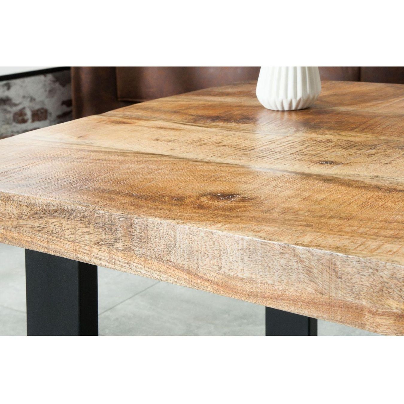 Tische: Couchtisch Vintage Loft I 100cm natur Mango – Neu und originalverpackt aus Winterthur von aredo 2