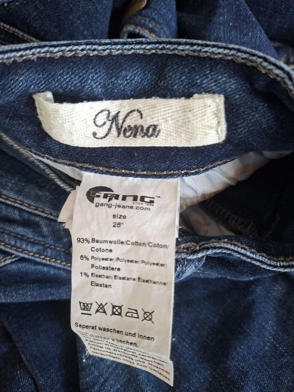 Jeans: Jeans GANG "Nena", Grösse 28 – Usato da Rain venduto da pri_k9km 2