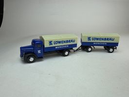 Hümmer MAN Diesel Lastzug Löwenbräu
