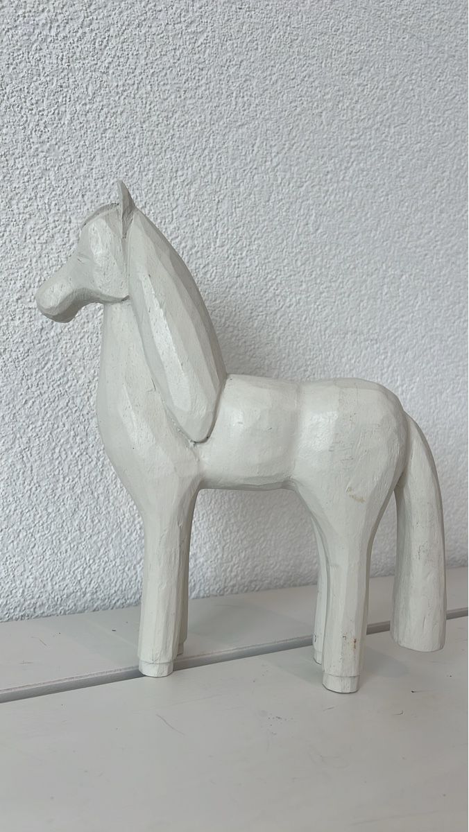 Figuren: Holzpferd weiss Figur Dekoration Deko Objekt – Neu (gemäss Beschreibung) aus Gossau SG von Olivera11
