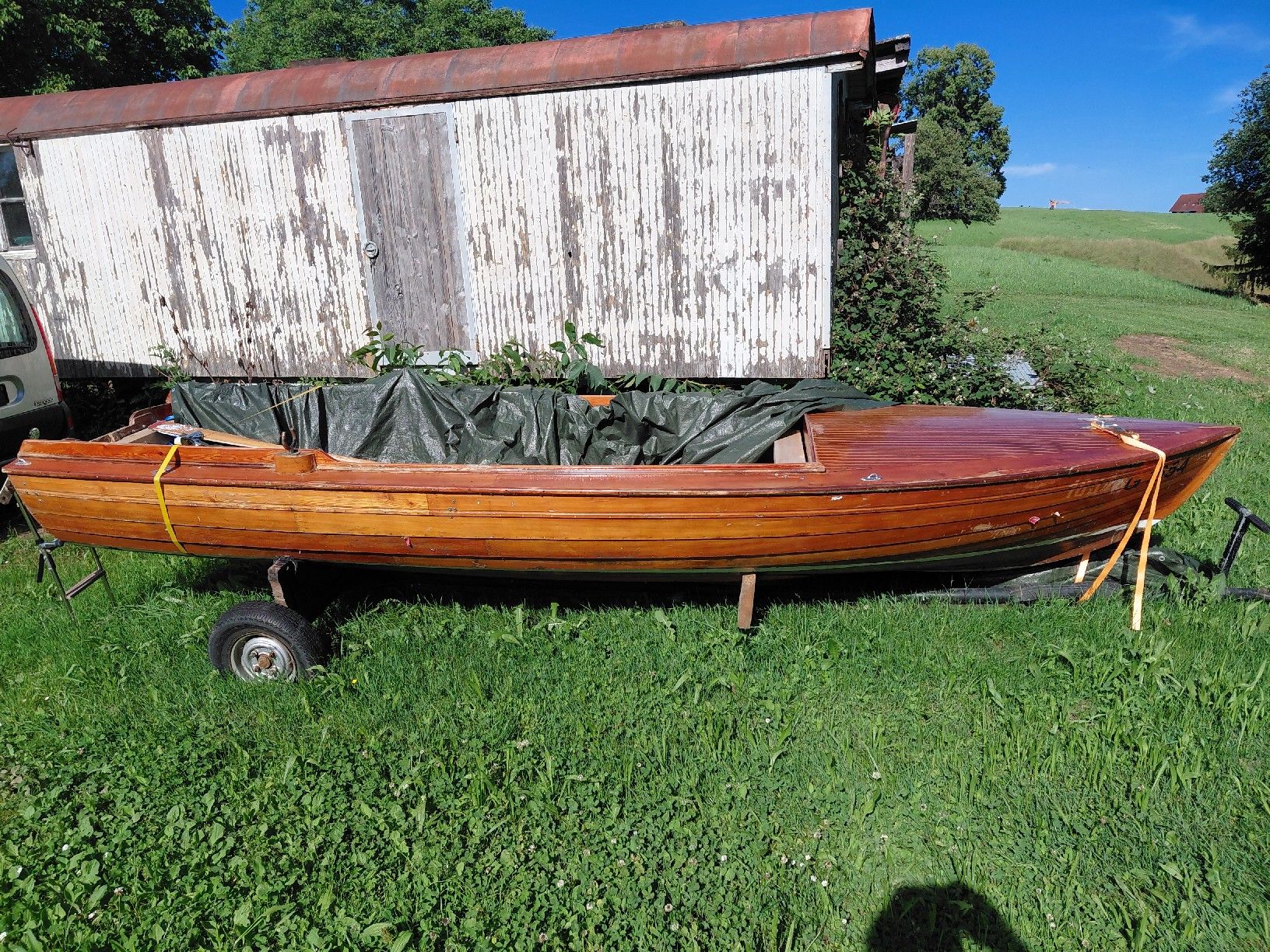 Barche: Holzboot Deko – Difettoso da Edlibach venduto da Morgiental