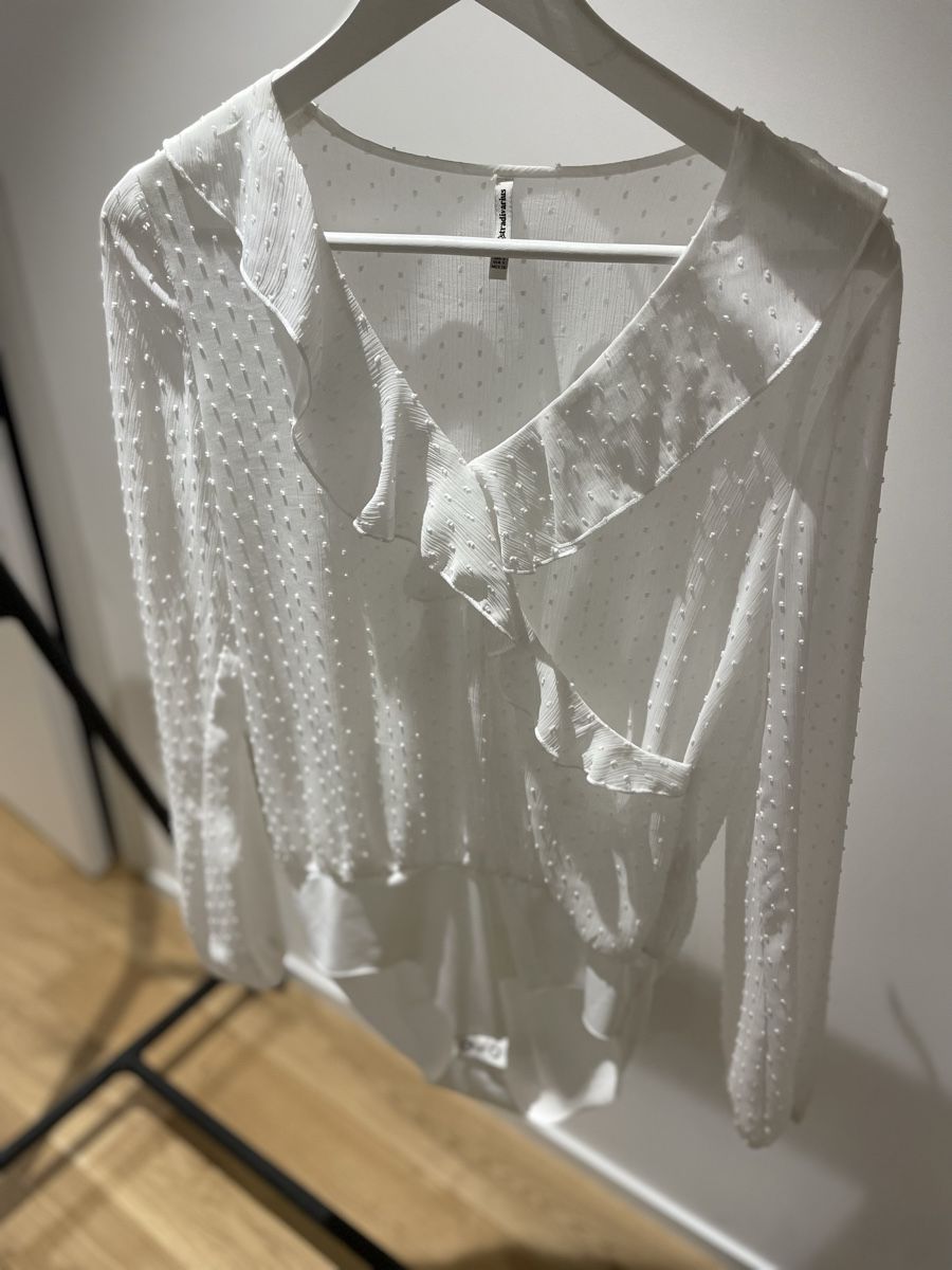 Stradivarius Camicette: Weisser Body von Stradivarius, Gr. S – Nuovo (secondo la descrizione) da Arbon venduto da llaauraa