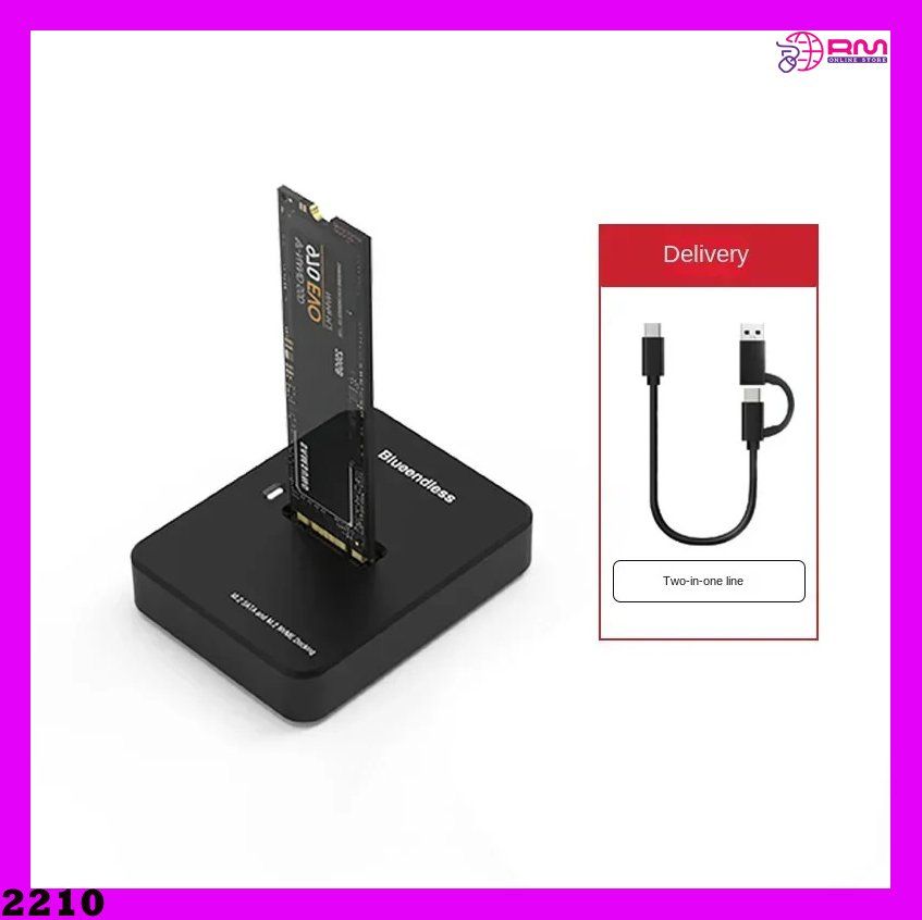 Dockingstation: HDD Docking Station M.2 Caddy Box Base Adapter SATA/NVMe – Neu und originalverpackt aus Unterägeri von RmOnline