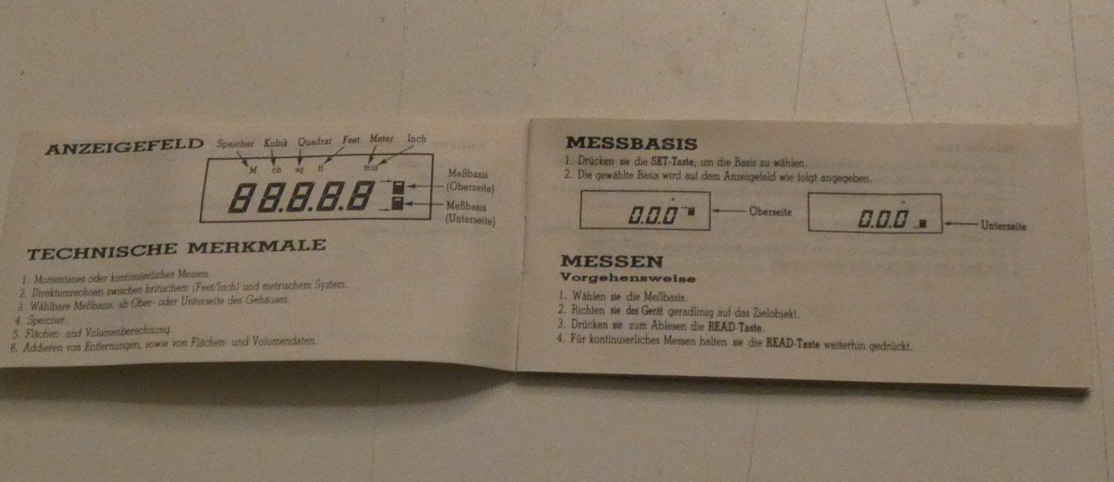 Misurare: Digitaler Distanzmesser, SMART-TAPE – Usato da Dietlikon venduto da kes_j6d7 5
