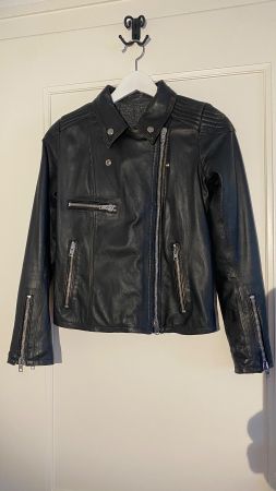 Vintage Italienische Designer Lederjacke Gr. S
