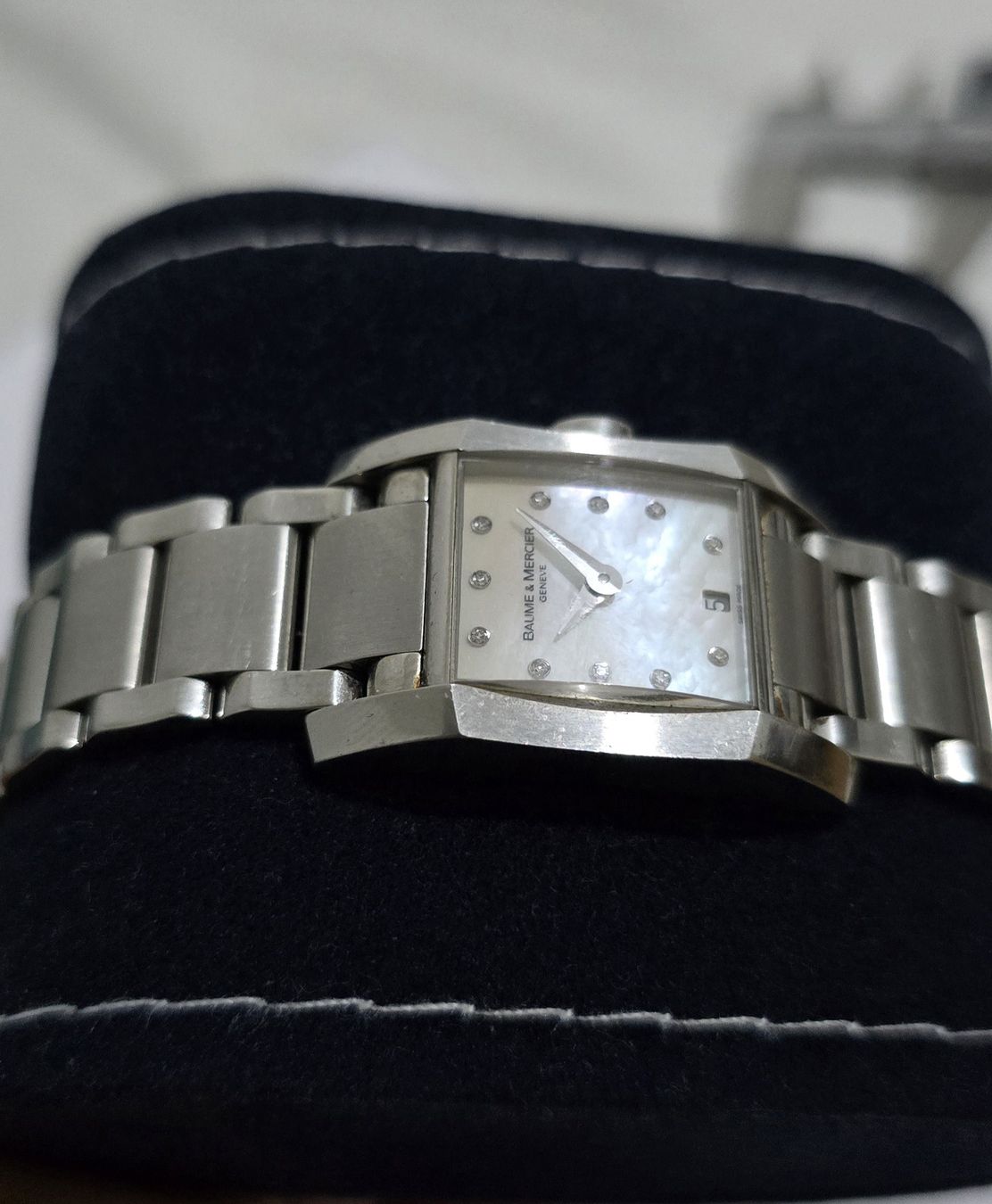 Baume & Mercier Orologi: Baume & Mercier Hampton Nacre & Diamants – Usato da Les Acacias venduto da watinjo 7