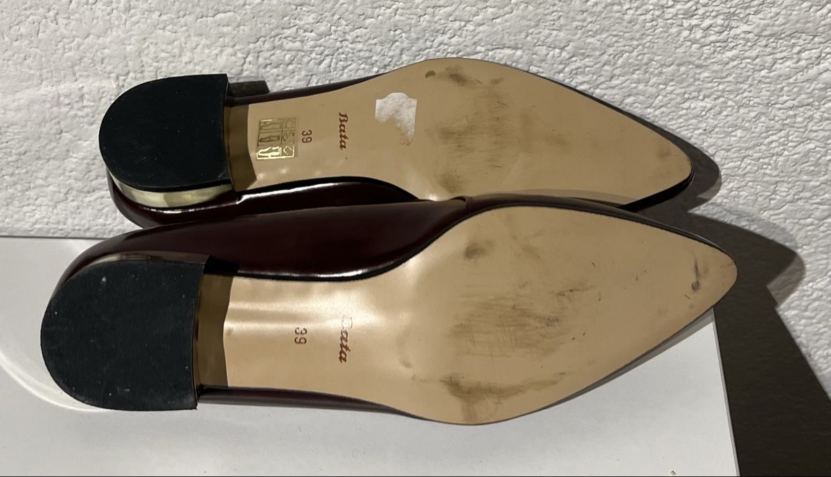 Damenschuhe: Chaussures bordeaux bata, taille 39 – Neu (gemäss Beschreibung) aus St-Pierre-Clages von ste_xk6p 4