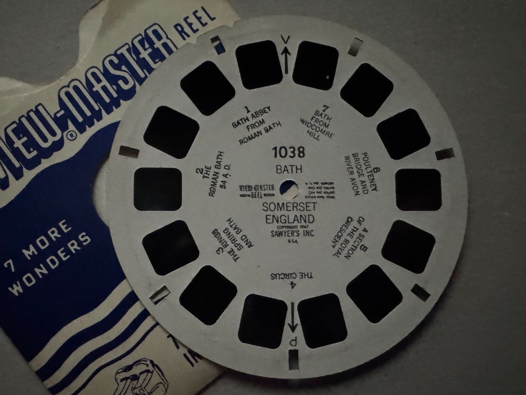 View-master Giocattoli: View-Master 3D: Nr. 1038 BATH SOMMERSET ENGLAND – Usato da Tegerfelden venduto da siebenmacky 2