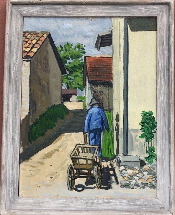 Jean Louis Berger grosses Orig. Gemälde Acheter sur Ricardo