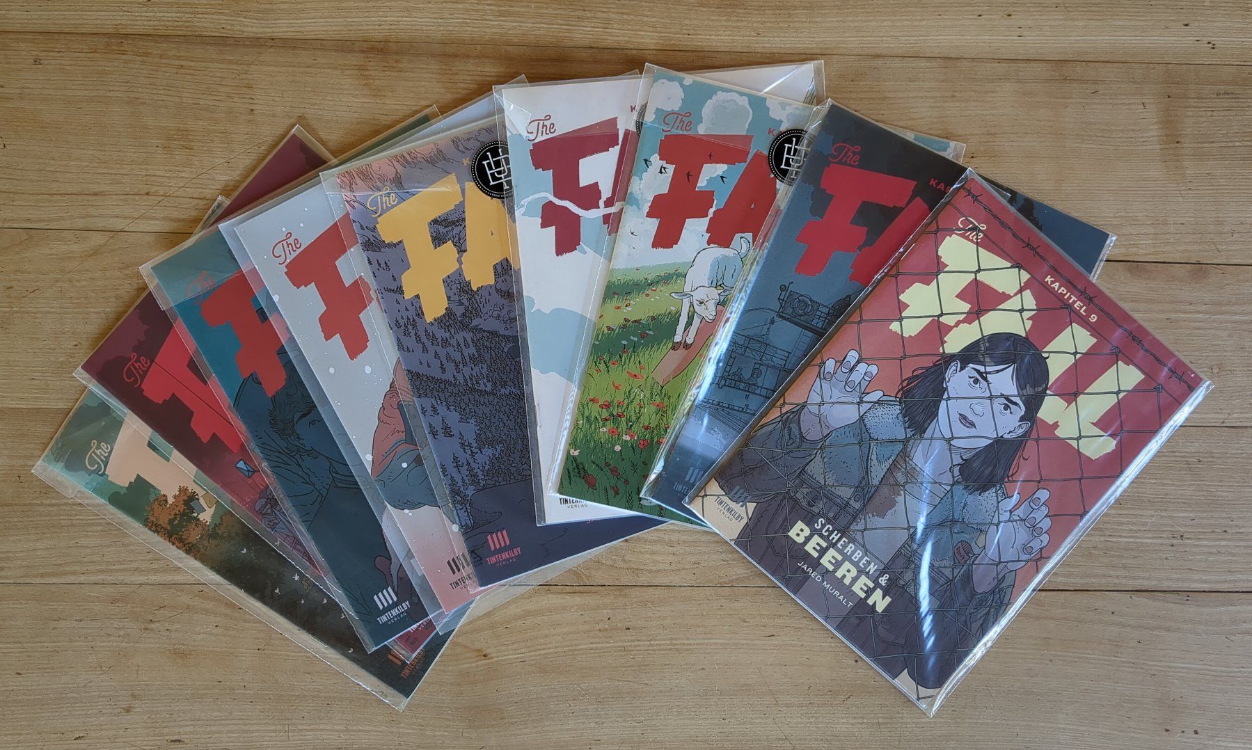 Fumetti: Jared Muralt: "The Fall" Bd. 1-9, mit Postkarten – Usato da Zürich venduto da verweil