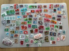  Sammlung einzelner Briefmarken Schweiz