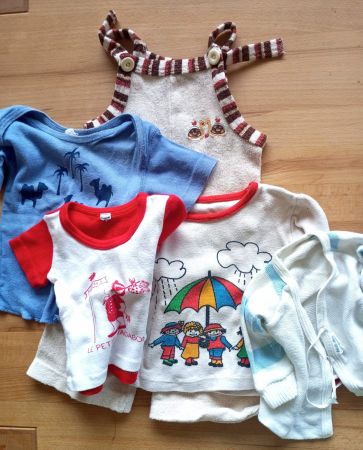Baby Kleider für Jungs 5 Stück. Von 0 bis ca. 1 jährig