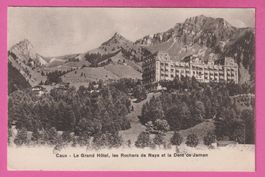 Caux gel 1909 Le Grand Hôtel les Rochers de Naye