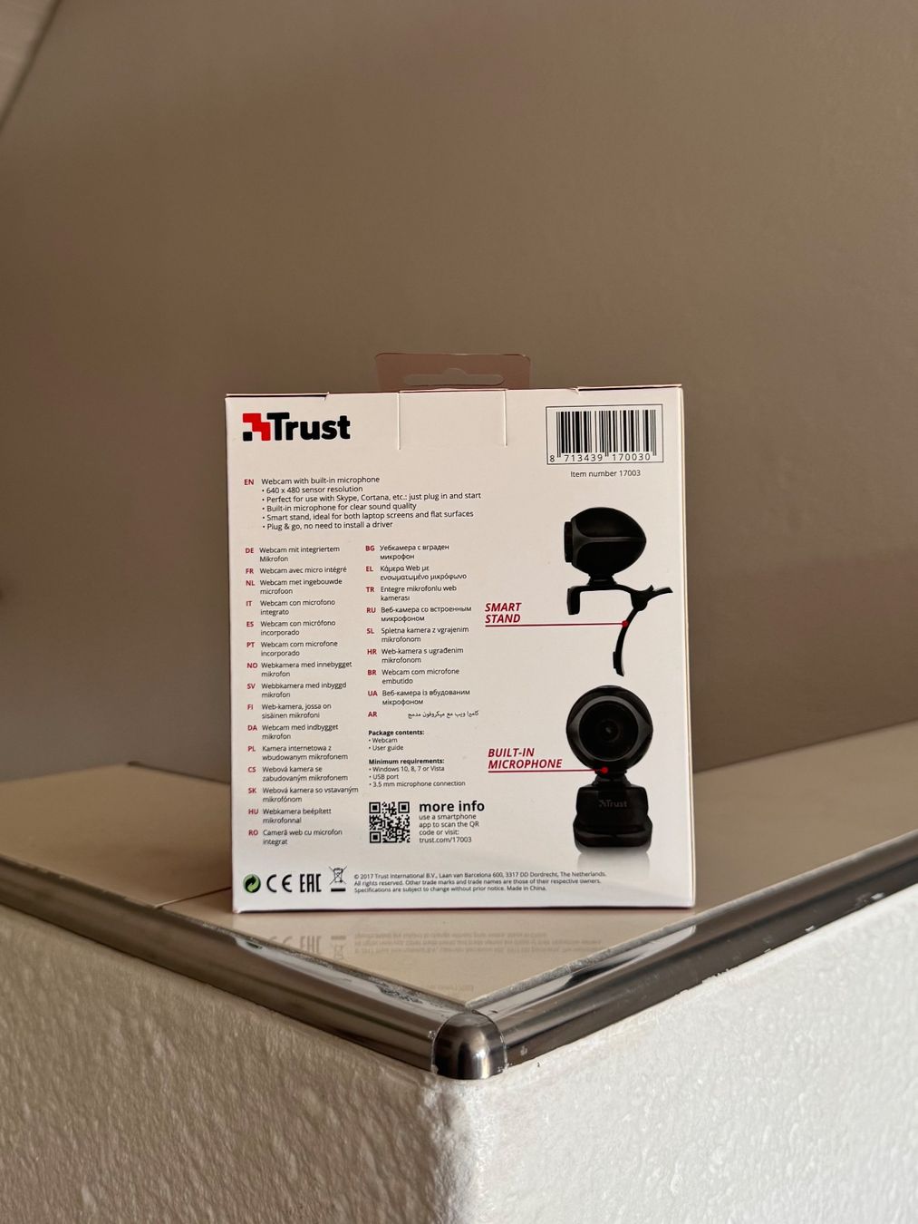 Trust Webcam: Trust Webcam, Exis – Nuovo e nell'imballaggio originale da Mägenwil venduto da Tascha07 2