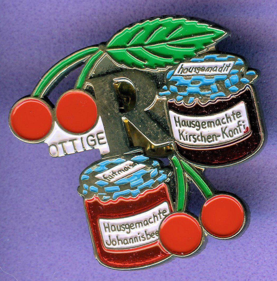 Placchette & Badge: OTTIGER  Konfi  Kirschen  Johannisbeer – Usato da Winterthur venduto da Sammleroase