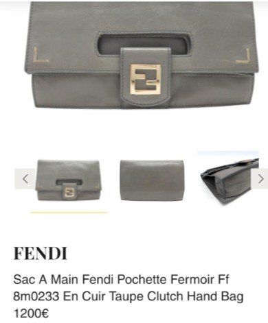 Fendi Taschen für Damen: Fendi Tasche / Sac / Pochette – Gebraucht aus Collonges von Auganien 1