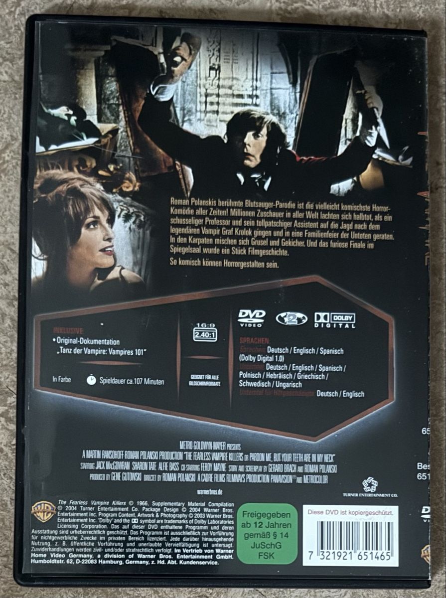 Alle DVDs: TANZ DER VAMPIRE  – Neu (gemäss Beschreibung) aus Dietikon von AndreaSch01 1