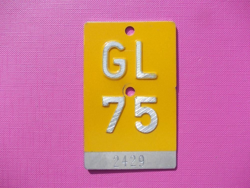 Ecriteaux: Mofanummer / Töfflinummer GL 75 – D'occasion à Gsteigwiler par HORMIGA21