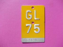 Mofanummer / Töfflinummer GL 75