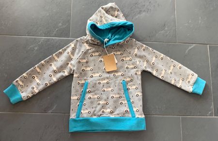 Maxomorra Hoodie Autos Gr. 98/104 NEU mit Etikett