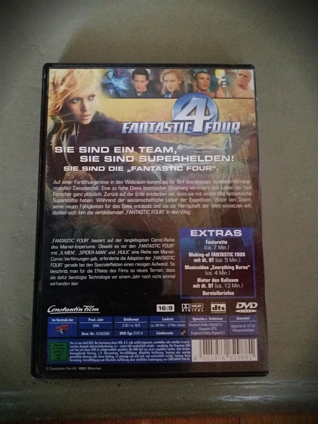Tutti i DVDs: DVD Fantastic4Four – Usato da Bärau venduto da perosch65 1