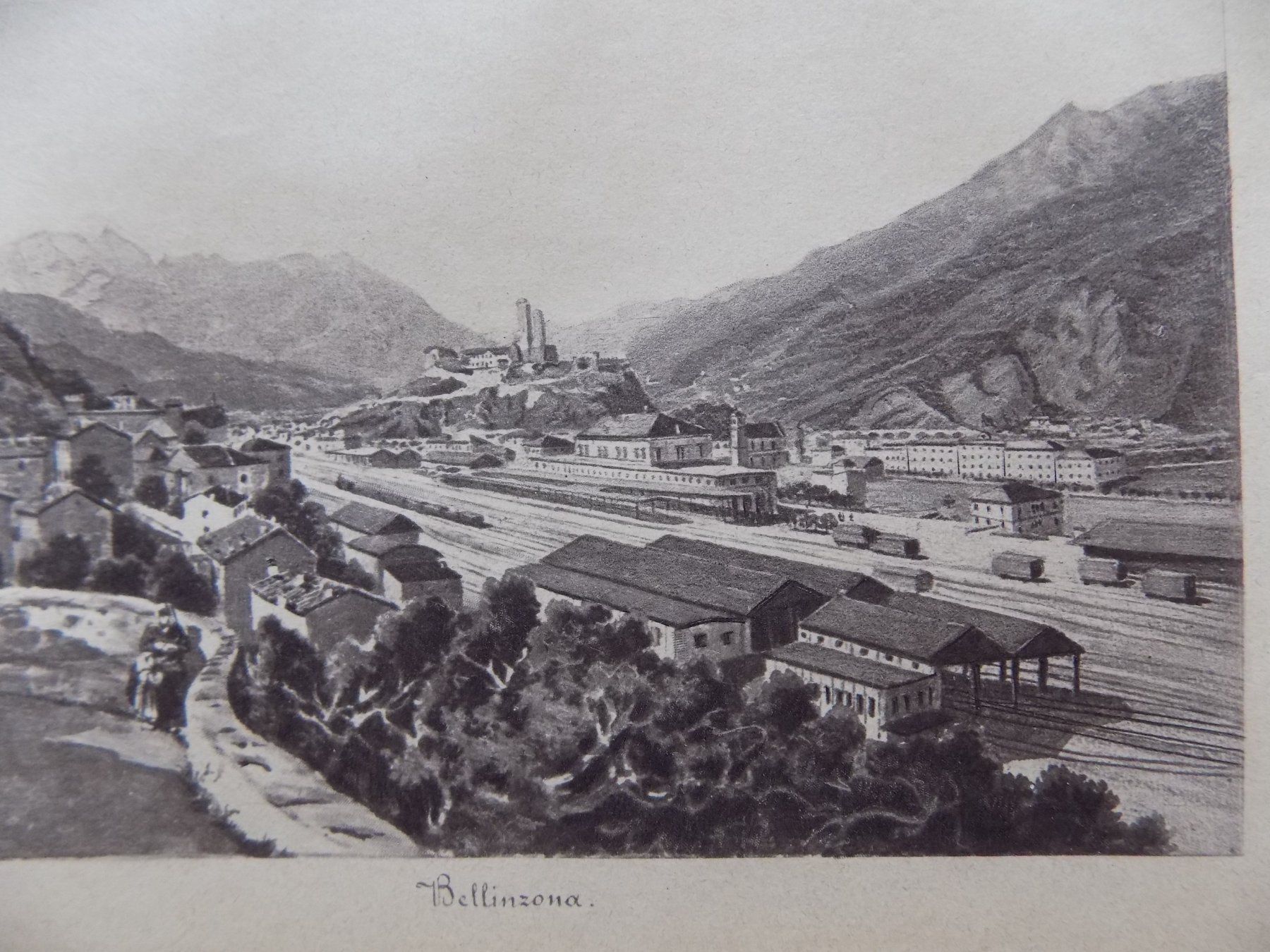Gravures: Bellinzona Ticino – D'occasion à Risch par Rischli15 4