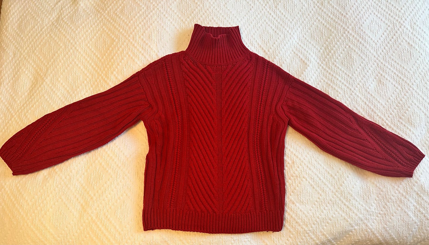 Massimo Dutti Maglioni & Felpe: Damen Pullover Massimo Dutti rot mit Stehkragen – Usato da Bülach venduto da Jubet 1