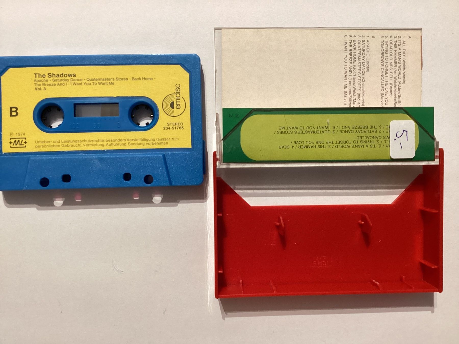Cassettes audio: The Shadows MC – D'occasion à Gutenswil par Hamzian 1