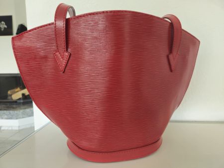 Louis Vuitton Saint Jacques Shopping – Vintage Epi Leder Rot
