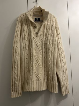 L.O.G.G. Herren Woll-Pullover Beige Grösse XL guter Zustand