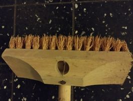 Bürste, Naturbürste, mit Stab