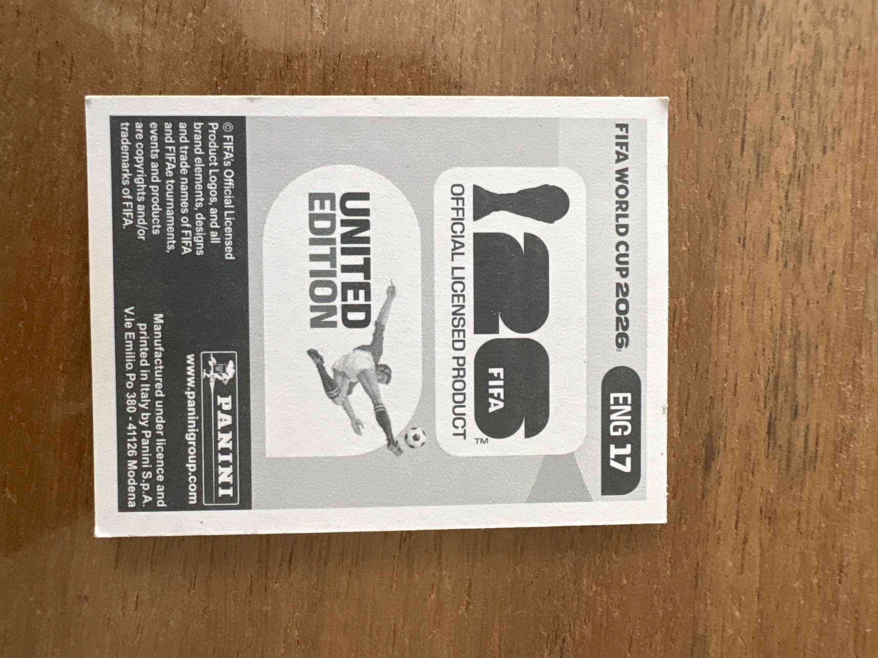 Panini Cartes à collectionner: Panini Sticker WM 2026, ENG 17 – D'occasion à Brugg AG par Stephadi 1