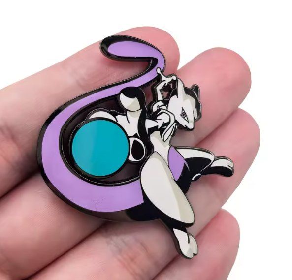 Pokémon Placchette & Badge: Pokémon Mewtwo Pin’s – Nuovo e nell'imballaggio originale da Genève venduto da Resko 2
