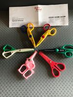 Schere Spezialscheren Wellenschnitt Kinderscheren 6 Stk
