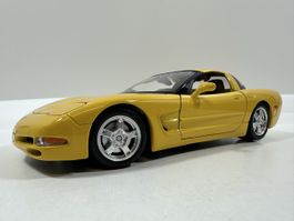 Chevrolet Corvette C5 1:18, gelb, BBURAGO