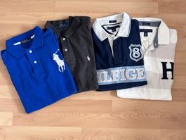 4 Polo Shirts Ralph Lauren Tommy Hilfiger Grösse L