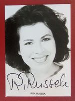 Rita Russek Autogramm signiert Fotopostkarte 10x15cm