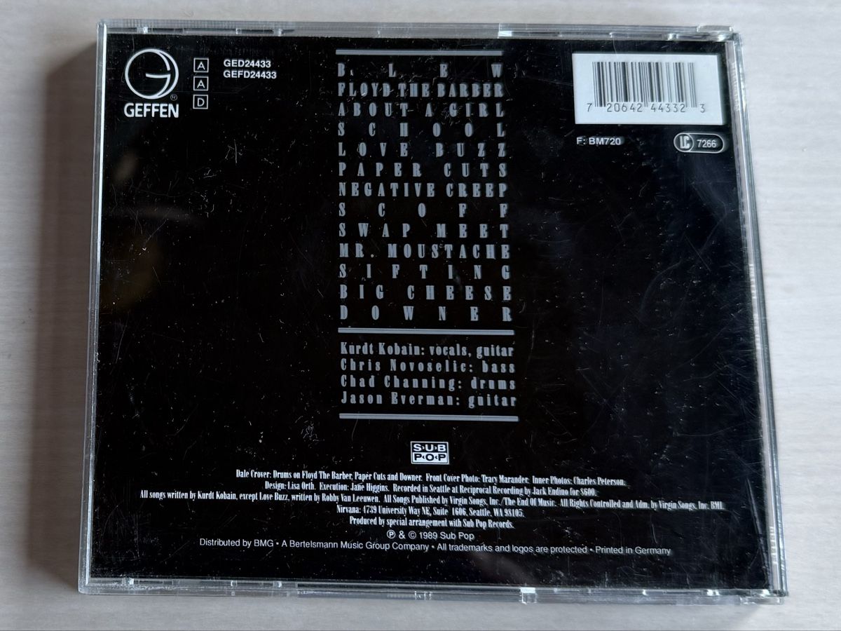 CD: NIRVANA "BLEACH" CD Album – Usato da Oberried Brienz venduto da Chyara 1