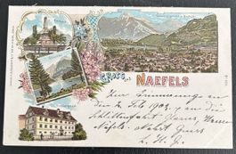 Gruss aus Näfels Litho