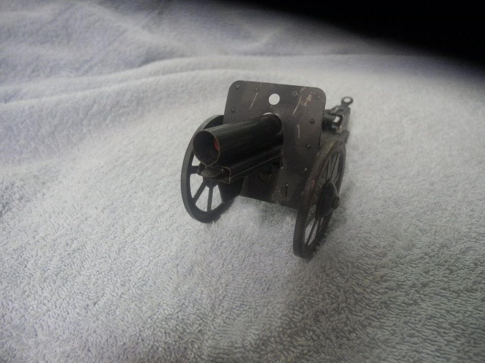 Canon Militaire Miniature En Tôle - Marque Marklin, Vintage, Jouet De Collection