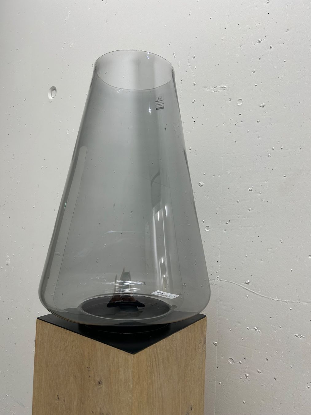 Portacandele: Glas-Windlicht auf quardratischem Eichenholz-Podest – Nuovo (secondo la descrizione) da Wallisellen venduto da chris456 4