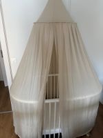 Ovales Kinderbett von Stokke Sleepi mit Himmel, Weiss