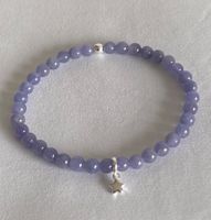 Edelstein Armband Tansanit mit Silber auf Mass