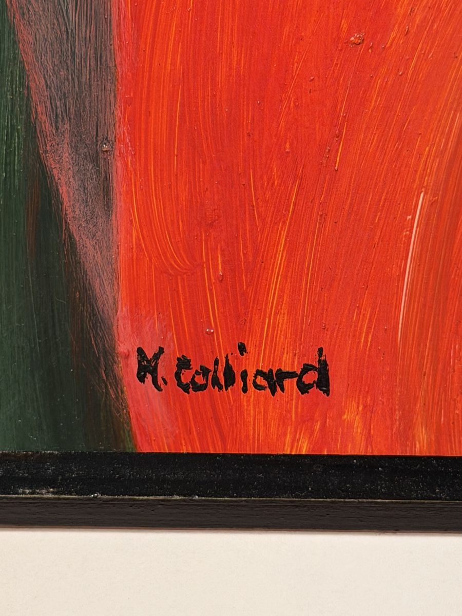 Dipinti: R. Collirad - Modern Art Painting Abstract – Usato da Lausanne venduto da artnouveau04 3