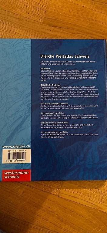 Libri: Diercke Weltatlas Schweiz – Usato da Kriegstetten venduto da suji18 1