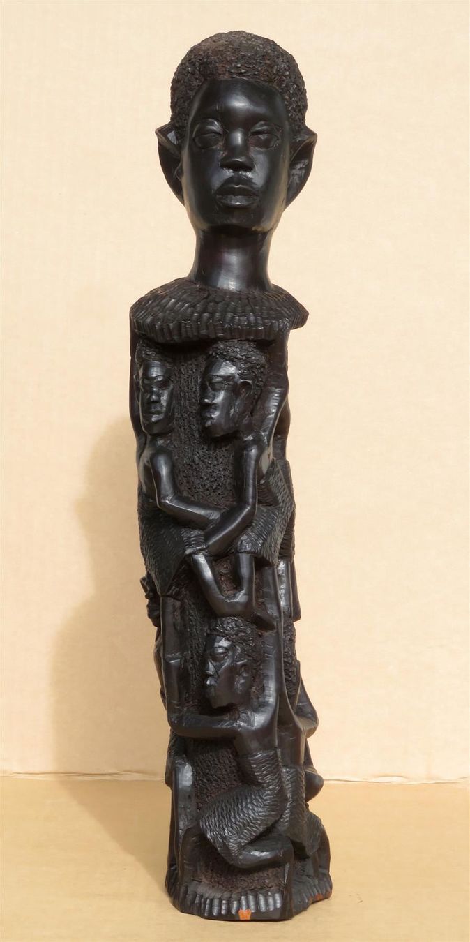 Xilografie: Afrikanischer Lebensbaum, Ebenholz 37 cm – Nuovo (secondo la descrizione) da Zürich venduto da Vanillaed 8